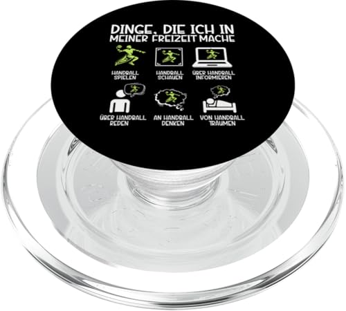 Dinge Die Ich In Meiner Freizeit Mache Handball Spieler PopSockets PopGrip für MagSafe Dinge Die Ich In Meiner Freizeit Mache Handball Spieler PopSockets PopGrip für MagSafe von Handball Team Handballer Sport Handball Fans