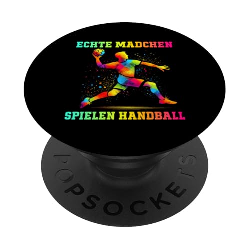 Echte Mädchen Spielen Handball Spieler Handballer Sport PopSockets Klebender PopGrip Echte Mädchen Spielen Handball Spieler Handballer Sport PopSockets Klebender PopGrip von Handball Team Handballer Sport Handball Fans