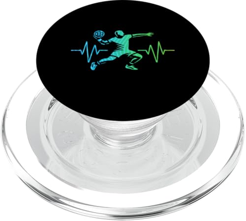 Handball Spieler Handball Liebhaber Sport Handball Heartbeat PopSockets PopGrip für MagSafe Handball Spieler Handball Liebhaber Sport Handball Heartbeat PopSockets PopGrip für MagSafe von Handball Team Handballer Sport Handball Fans