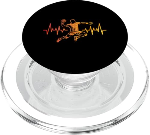 Handball Spieler Handball Liebhaber Sport Handballer PopSockets PopGrip für MagSafe von Handball Team Handballer Sport Handball Fans