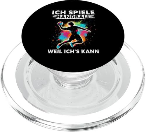 Ich Spiele Handball Weil Ich Kann Handball Spieler Sport PopSockets PopGrip für MagSafe von Handball Team Handballer Sport Handball Fans