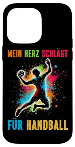 Mein Herz Schlägt Für Handball Handball Spieler Sport Hülle für iPhone 14 Pro Max Mein Herz Schlägt Für Handball Handball Spieler Sport Hülle für iPhone 14 Pro Max von Handball Team Handballer Sport Handball Fans