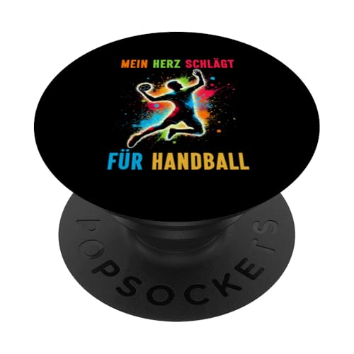 Mein Herz Schlägt Für Handball Handball Spieler Sport PopSockets Klebender PopGrip Mein Herz Schlägt Für Handball Handball Spieler Sport PopSockets Klebender PopGrip von Handball Team Handballer Sport Handball Fans