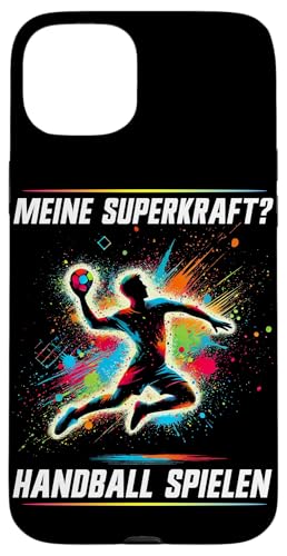 Meine Superkraft Handball Spielen Handball Spieler Sport Hülle für iPhone 15 Plus Meine Superkraft Handball Spielen Handball Spieler Sport Hülle für iPhone 15 Plus von Handball Team Handballer Sport Handball Fans