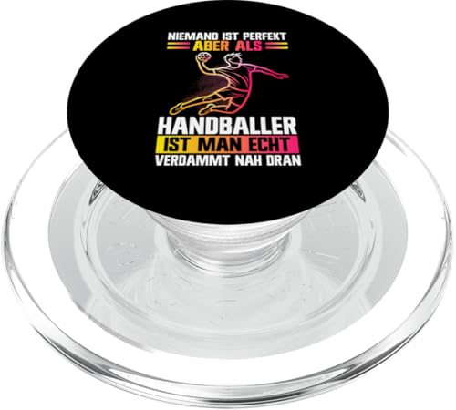Niemand Ist Perfekt Handballer Ist Man Echt Verdammt Dran PopSockets PopGrip für MagSafe Niemand Ist Perfekt Handballer Ist Man Echt Verdammt Dran PopSockets PopGrip für MagSafe von Handball Team Handballer Sport Handball Fans