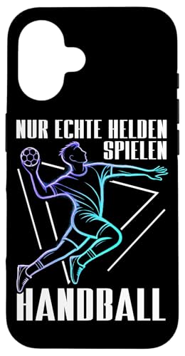 Nur Echte Helden Spielen Handball Spieler Sport Handball Hülle für iPhone 16 Nur Echte Helden Spielen Handball Spieler Sport Handball Hülle für iPhone 16 von Handball Team Handballer Sport Handball Fans