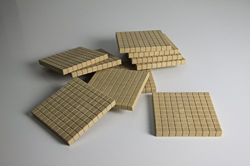 Dienes 10 Hunderterplatten Re-Wood® von Handelsagentur Sieboldt