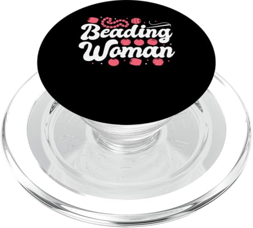 Beading Woman Handmade Jewelry Bead PopSockets PopGrip für MagSafe Beading Woman Handmade Jewelry Bead PopSockets PopGrip für MagSafe von Handgemachter Schmuck Design Perlen Kunst
