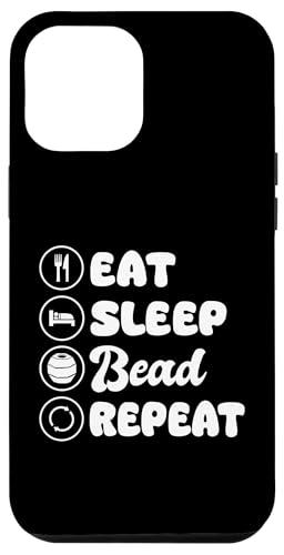 Eat Sleep Bead Repeat Beading Handmade Jewelry Hülle für iPhone 12 Pro Max Eat Sleep Bead Repeat Beading Handmade Jewelry Hülle für iPhone 12 Pro Max von Handgemachter Schmuck Design Perlen Kunst