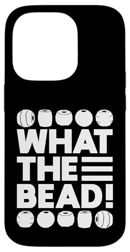 What The Bead Beading Handmade Jewelry Hülle für iPhone 14 Pro von Handgemachter Schmuck Design Perlen Kunst