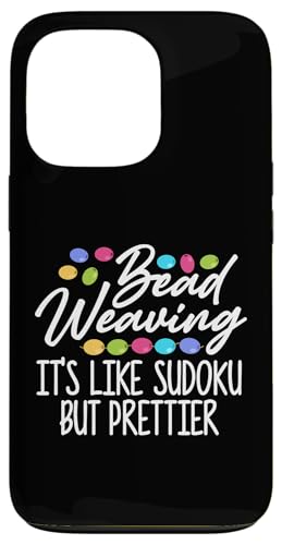Bead Weaving Like Sudoku But Prettier Beading Beader Jewelry Hülle für iPhone 13 Pro Bead Weaving Like Sudoku But Prettier Beading Beader Jewelry Hülle für iPhone 13 Pro von Handgemachter Schmuck Perlen Designs Kunst