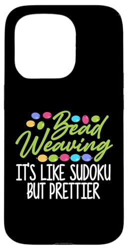 Bead Weaving Like Sudoku But Prettier Beading Beader Jewelry Hülle für iPhone 15 Pro Bead Weaving Like Sudoku But Prettier Beading Beader Jewelry Hülle für iPhone 15 Pro von Handgemachter Schmuck Perlen Designs Kunst