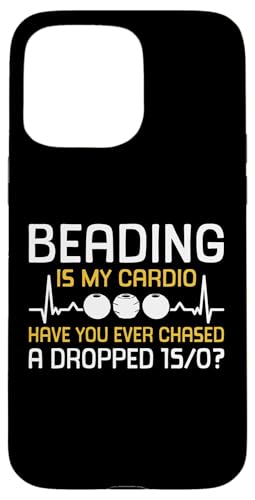 Beading Is My Cardio Beading Beader Jewelry Hülle für iPhone 15 Pro Max Beading Is My Cardio Beading Beader Jewelry Hülle für iPhone 15 Pro Max von Handgemachter Schmuck Perlen Designs Kunst
