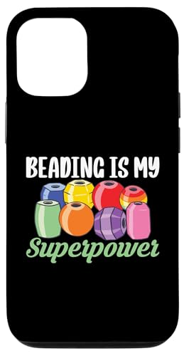 Beading Is My Superpower Beader Bead Jewelry Hülle für iPhone 12/12 Pro Beading Is My Superpower Beader Bead Jewelry Hülle für iPhone 12/12 Pro von Handgemachter Schmuck Perlen Designs Kunst