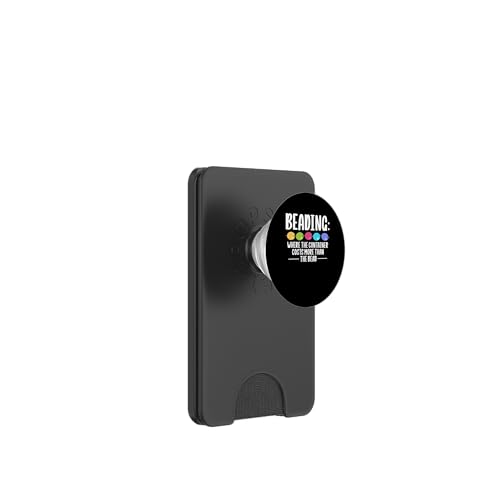 Beading Where The Container Costs More Than The Bead PopSockets PopWallet für MagSafe Beading Where The Container Costs More Than The Bead PopSockets PopWallet für MagSafe von Handgemachter Schmuck Perlen Designs Kunst