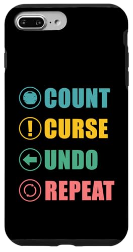 Count Curse Undo Repeat Beading Beader Jewelry Hülle für iPhone 7 Plus/8 Plus Count Curse Undo Repeat Beading Beader Jewelry Hülle für iPhone 7 Plus/8 Plus von Handgemachter Schmuck Perlen Designs Kunst