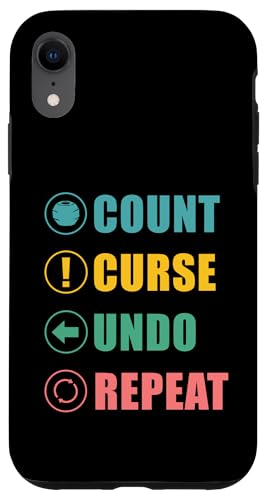 Count Curse Undo Repeat Beading Beader Jewelry Hülle für iPhone XR Count Curse Undo Repeat Beading Beader Jewelry Hülle für iPhone XR von Handgemachter Schmuck Perlen Designs Kunst