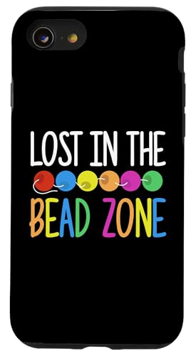 Lost In The Bead Zone Beading Beader Jewelry Hülle für iPhone SE (2020) / 7 / 8 von Handgemachter Schmuck Perlen Designs Kunst
