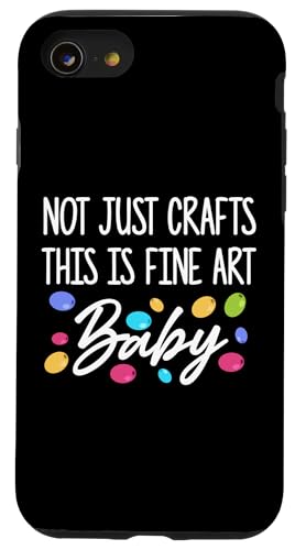 Not Just Crafts This Is Fine Art Baby Beading Beader Hülle für iPhone SE (2020) / 7 / 8 von Handgemachter Schmuck Perlen Designs Kunst