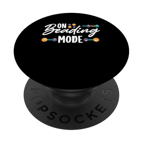 On Beading Mode Beader Bead Jewelry Beading PopSockets Klebender PopGrip On Beading Mode Beader Bead Jewelry Beading PopSockets Klebender PopGrip von Handgemachter Schmuck Perlen Designs Kunst