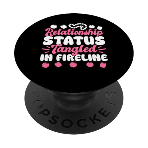 Relationship Status Tangled In Fireline Beading PopSockets Klebender PopGrip Relationship Status Tangled In Fireline Beading PopSockets Klebender PopGrip von Handgemachter Schmuck Perlen Designs Kunst