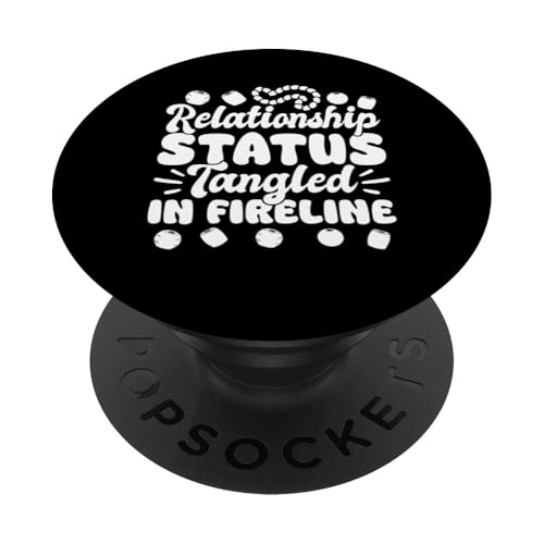 Relationship Status Tangled In Fireline Beading PopSockets Klebender PopGrip Relationship Status Tangled In Fireline Beading PopSockets Klebender PopGrip von Handgemachter Schmuck Perlen Designs Kunst