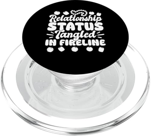 Relationship Status Tangled In Fireline Beading PopSockets PopGrip für MagSafe Relationship Status Tangled In Fireline Beading PopSockets PopGrip für MagSafe von Handgemachter Schmuck Perlen Designs Kunst