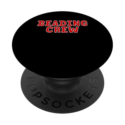 Beading Crew Bead Jewelry PopSockets Klebender PopGrip von Handgemachter Schmuck Perlen Kunst Design