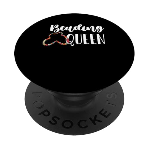 Beading Queen Beading Bead Jewelry PopSockets Klebender PopGrip Beading Queen Beading Bead Jewelry PopSockets Klebender PopGrip von Handgemachter Schmuck Perlen Kunst Design