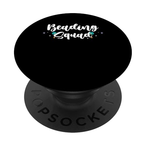 Beading Squad Bead Jewelry PopSockets Klebender PopGrip von Handgemachter Schmuck Perlen Kunst Design