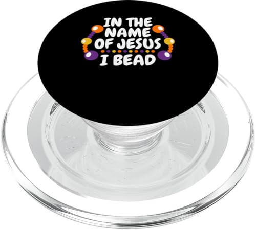 In The Name Of Jesus I Bead Beading Bead Jewelry PopSockets PopGrip für MagSafe In The Name Of Jesus I Bead Beading Bead Jewelry PopSockets PopGrip für MagSafe von Handgemachter Schmuck Perlen Kunst Design