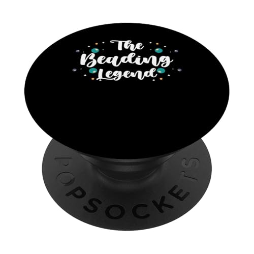 The Beading Legend Beading Bead Jewelry PopSockets Klebender PopGrip The Beading Legend Beading Bead Jewelry PopSockets Klebender PopGrip von Handgemachter Schmuck Perlen Kunst Design