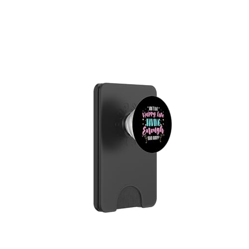 Aint No Happy Like Having Enougth Bead Happy PopSockets PopWallet für MagSafe Aint No Happy Like Having Enougth Bead Happy PopSockets PopWallet für MagSafe von Handgemachter Schmuck Perlen Kunst