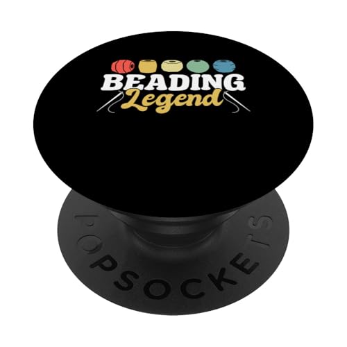 Beading Legend Bead PopSockets Klebender PopGrip Beading Legend Bead PopSockets Klebender PopGrip von Handgemachter Schmuck Perlen Kunst