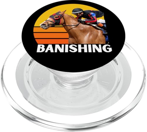Banishing Horse, Pferderennen, Santa Anita, Del Mar, Pferde PopSockets PopGrip für MagSafe Banishing Horse, Pferderennen, Santa Anita, Del Mar, Pferde PopSockets PopGrip für MagSafe von Handicapping Horse Gear