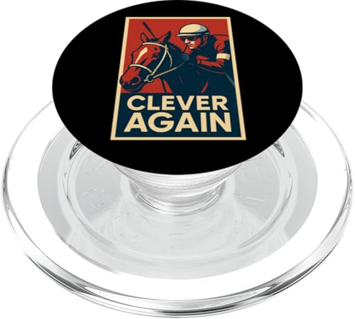 Clever Again Pferd, Pferderennen, Santa Anita, Del Mar PopSockets PopGrip für MagSafe von Handicapping Horse Gear