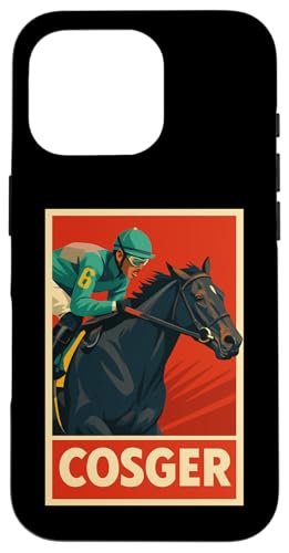 Cosger Horse, Pferderennen, Santa Anita, Del Mar, Rennpferd Hülle für iPhone 16 Pro Cosger Horse, Pferderennen, Santa Anita, Del Mar, Rennpferd Hülle für iPhone 16 Pro von Handicapping Horse Gear