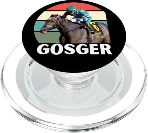 Cosger Horse, Pferderennen, Santa Anita, Del Mar, Rennpferd PopSockets PopGrip für MagSafe Cosger Horse, Pferderennen, Santa Anita, Del Mar, Rennpferd PopSockets PopGrip für MagSafe von Handicapping Horse Gear
