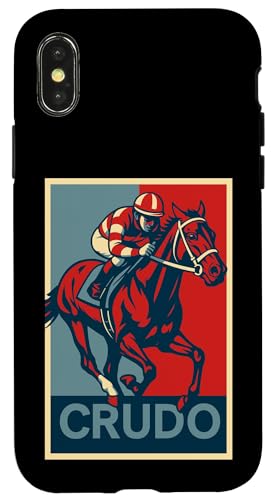 Crudo Pferd, Pferderennen, Del Mar, Santa Anita, Pferde Hülle für iPhone X/XS Crudo Pferd, Pferderennen, Del Mar, Santa Anita, Pferde Hülle für iPhone X/XS von Handicapping Horse Gear