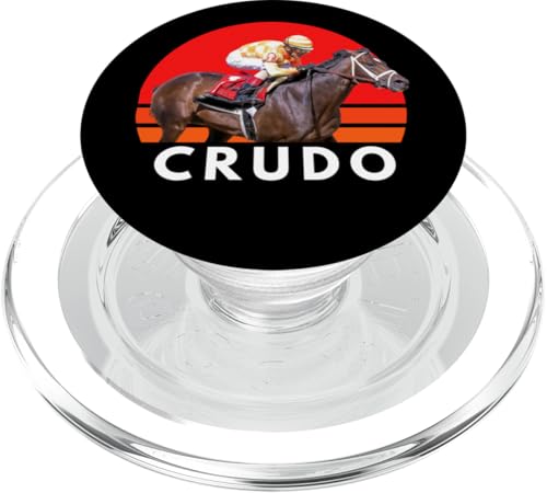 Crudo Pferd, Pferderennen, Del Mar, Santa Anita, Pferde PopSockets PopGrip für MagSafe Crudo Pferd, Pferderennen, Del Mar, Santa Anita, Pferde PopSockets PopGrip für MagSafe von Handicapping Horse Gear