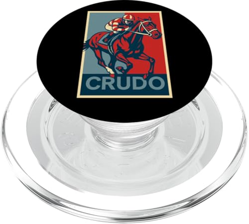 Crudo Pferd, Pferderennen, Del Mar, Santa Anita, Pferde PopSockets PopGrip für MagSafe Crudo Pferd, Pferderennen, Del Mar, Santa Anita, Pferde PopSockets PopGrip für MagSafe von Handicapping Horse Gear