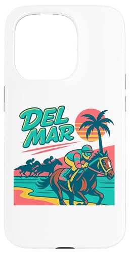 Del Mar Horse Racing Vollblut Santa Anita Pferdespieler Hülle für iPhone 15 Pro Del Mar Horse Racing Vollblut Santa Anita Pferdespieler Hülle für iPhone 15 Pro von Handicapping Horse Gear