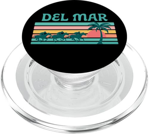 Del Mar Horse Racing Vollblut Santa Anita Pferdespieler PopSockets PopGrip für MagSafe von Handicapping Horse Gear