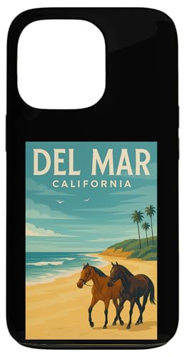 Del Mar Pferde, Pferderennen, Santa Anita, Del Mar, Cali Hülle für iPhone 13 Pro Del Mar Pferde, Pferderennen, Santa Anita, Del Mar, Cali Hülle für iPhone 13 Pro von Handicapping Horse Gear