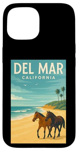 Del Mar Pferde, Pferderennen, Santa Anita, Del Mar, Cali Hülle für iPhone 15 Del Mar Pferde, Pferderennen, Santa Anita, Del Mar, Cali Hülle für iPhone 15 von Handicapping Horse Gear