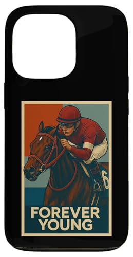 Forever Young Horse, Pferderennen, Del Mar, Santa Anita Hülle für iPhone 13 Pro von Handicapping Horse Gear