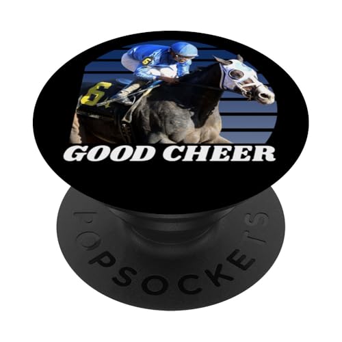Good Cheer Horse, Pferderennen, Del Mar, Santa Anita, Pferde PopSockets Klebender PopGrip Good Cheer Horse, Pferderennen, Del Mar, Santa Anita, Pferde PopSockets Klebender PopGrip von Handicapping Horse Gear