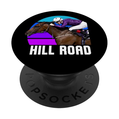 Hill Road Horse, Pferderennen, Del Mar, Santa Anita, Pferde PopSockets Klebender PopGrip Hill Road Horse, Pferderennen, Del Mar, Santa Anita, Pferde PopSockets Klebender PopGrip von Handicapping Horse Gear