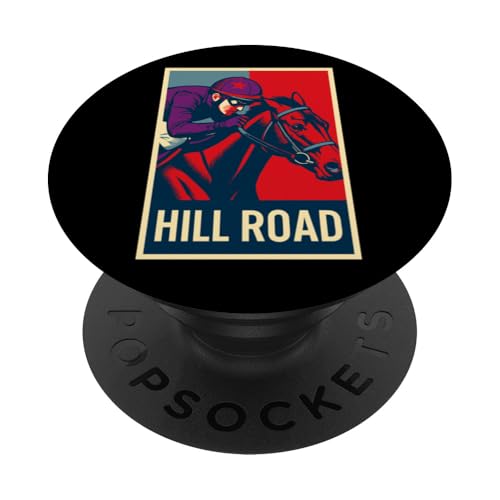 Hill Road Horse, Pferderennen, Del Mar, Santa Anita, Pferde PopSockets Klebender PopGrip Hill Road Horse, Pferderennen, Del Mar, Santa Anita, Pferde PopSockets Klebender PopGrip von Handicapping Horse Gear