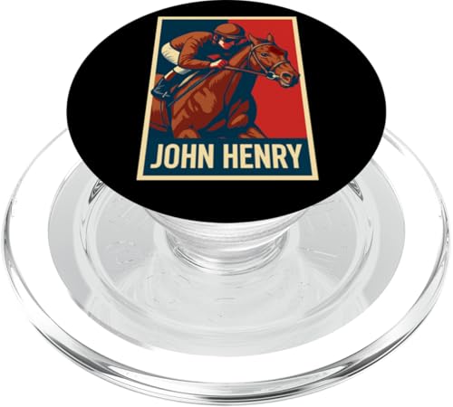 John Henry Horse, Pferderennen, Santa Anita, Del Mar, Pferde PopSockets PopGrip für MagSafe John Henry Horse, Pferderennen, Santa Anita, Del Mar, Pferde PopSockets PopGrip für MagSafe von Handicapping Horse Gear